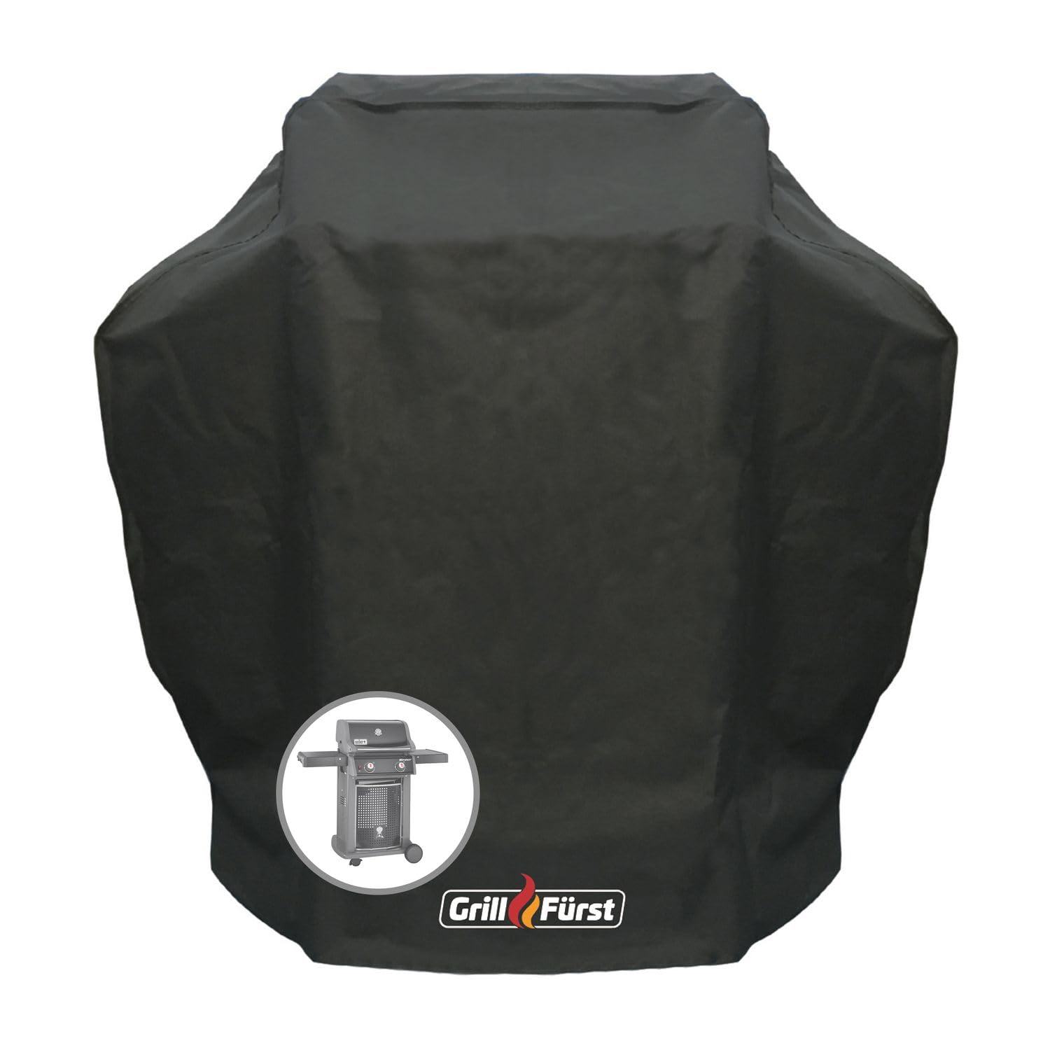Grillfürst Grill Abdeckhaube - robuste Grill-Abdeckung 121 x 59 x 111 cm, wetterfest und wasserdicht, Abdeckung Gasgrill für Napoleon Rogue 365, Broil King GEM 320, Outdoorchef Australia 315,325