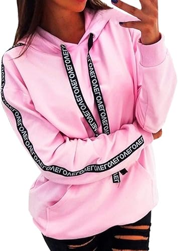 pullover teenager mA dchen Liusdh Plus Size Solid Long Sleeve Solid Sweatshirt Hooded Pullover Tops for Teen Girl Pink L pullover teenager mA dchen Liusdh Plus Size Solid Long Sleeve Solid Sweatshirt Hooded Pullover Tops for Teen Girl Pink L