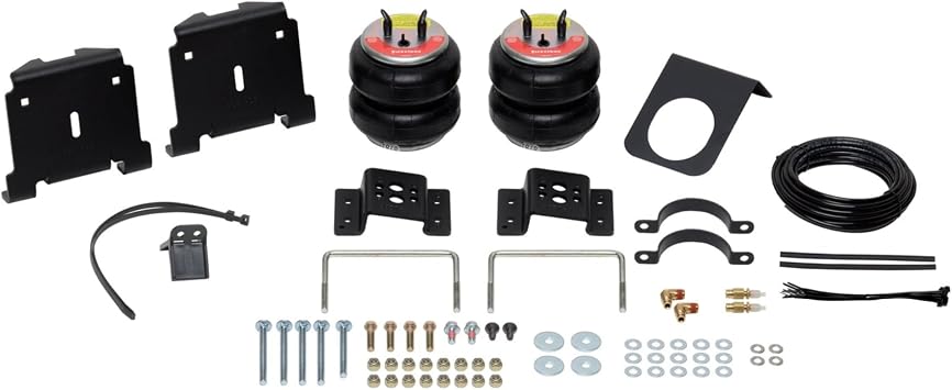 Firestone Airide Red Label Air Suspension Kit with Mounting Assembly fits 2001-2010 Silverado/Sierra 2500/3500 | 150 PSI | 7500 LBS Capacity | No Drill Installation | PN 2700
