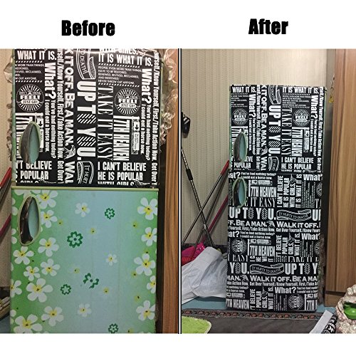 Lovingway Retro Newspaper Shelf Liner 17.7X177 Inch White Text Office File Cabinets Lining Black Paper Waterproof Pvc #TOP2