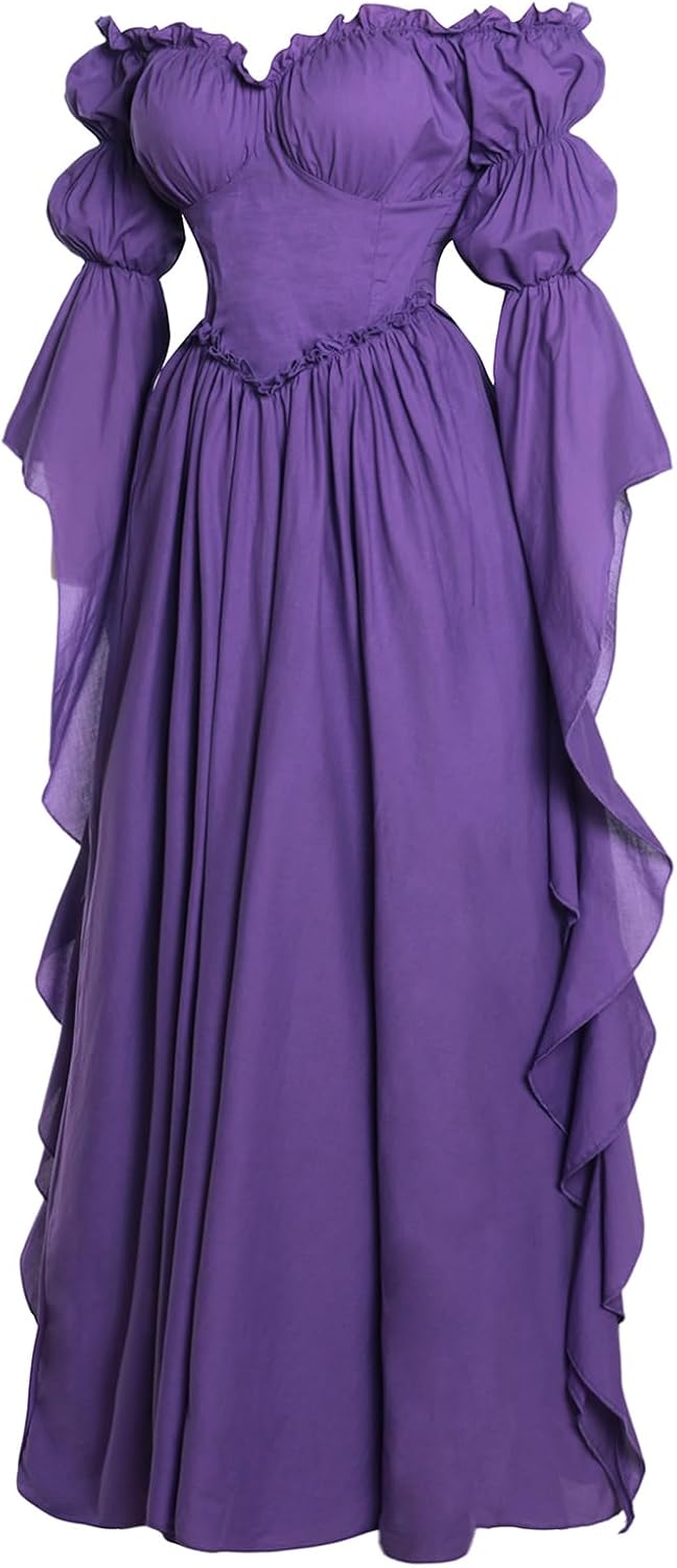 Medieval Renaissance Costume Dress Regency Dresses for Women Victorian - Image 2