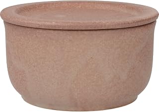 aito Seisakusho 111170 Kitchen Tools Storage Container, For Rice, Includes Lid, 0.5 Pieces, For One Person Approx. 16.9 fl oz (480 ml), Microwave, Dishwasher Safe, Brown, Brown, Mino Ware, Microwave,