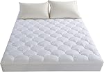 LEISURE TOWN King Overfilled Mattress Pad Cover-Cooling Mattress Topper Pillow Top-Snow Down Alternative Fill (8-21?Deep Pocket)