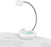 Book Light, LED Reading Light, Reading Lights for Books in Bed, USB Rechargeable Book Reading Light, 3 Brightness Dimmable Book Light for Kids Bookworms Travel-Violet