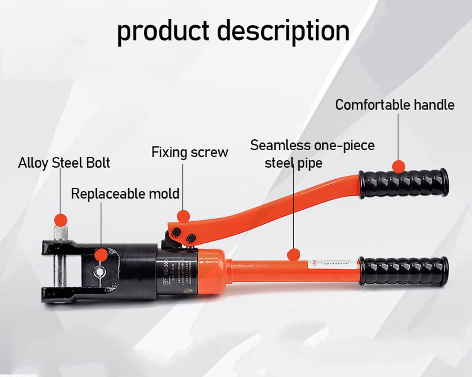 Cosses De Câble En Cuivre Et Aluminium Outil De Sertissage