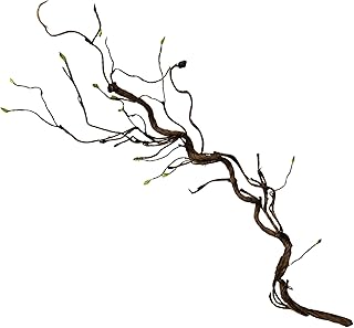 Artificial Fake Tree Branches for Decoration, 67 Inches Malleable Wall Hanging Artificial Tree Trunk Twigs Vines Ivy Rattan Arch Jungle with Sprout for Wedding Outdoor Garden Living Room Christmas