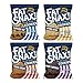 Fat Snax Cookies - Low Carb, Keto, and Sugar Free (Variety Pack, 6-pack (12 cookies)) - Keto-Friendly & Gluten-Free Snack Foods