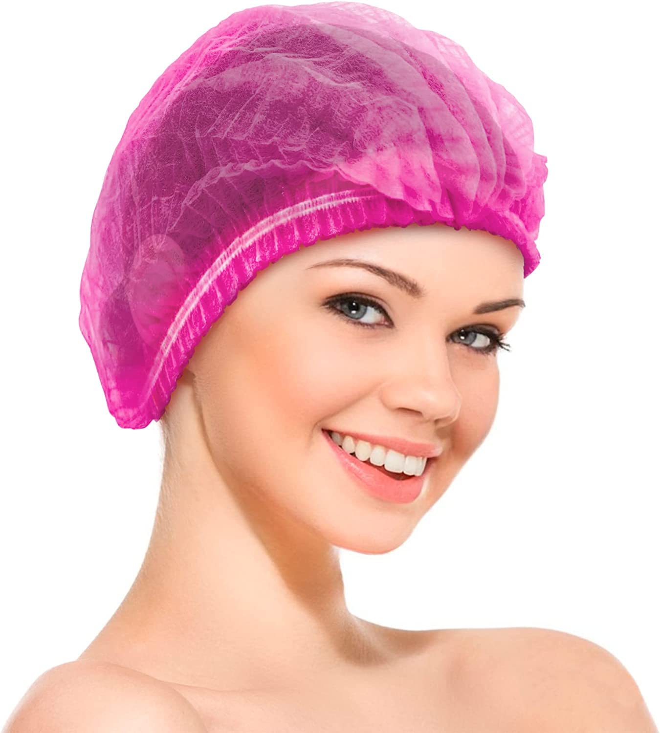 MEDIPACK 50 Pcs PINK Disposable Nonwoven Bouffant Caps I Hair Net I Cape For Hospital I Salon I Spa I Catering I Laboratories I Dust-free Workspace. (LARGE, 50) (B0CBXSFMJZ) Amazon Price History, Amazon Price Tracker
