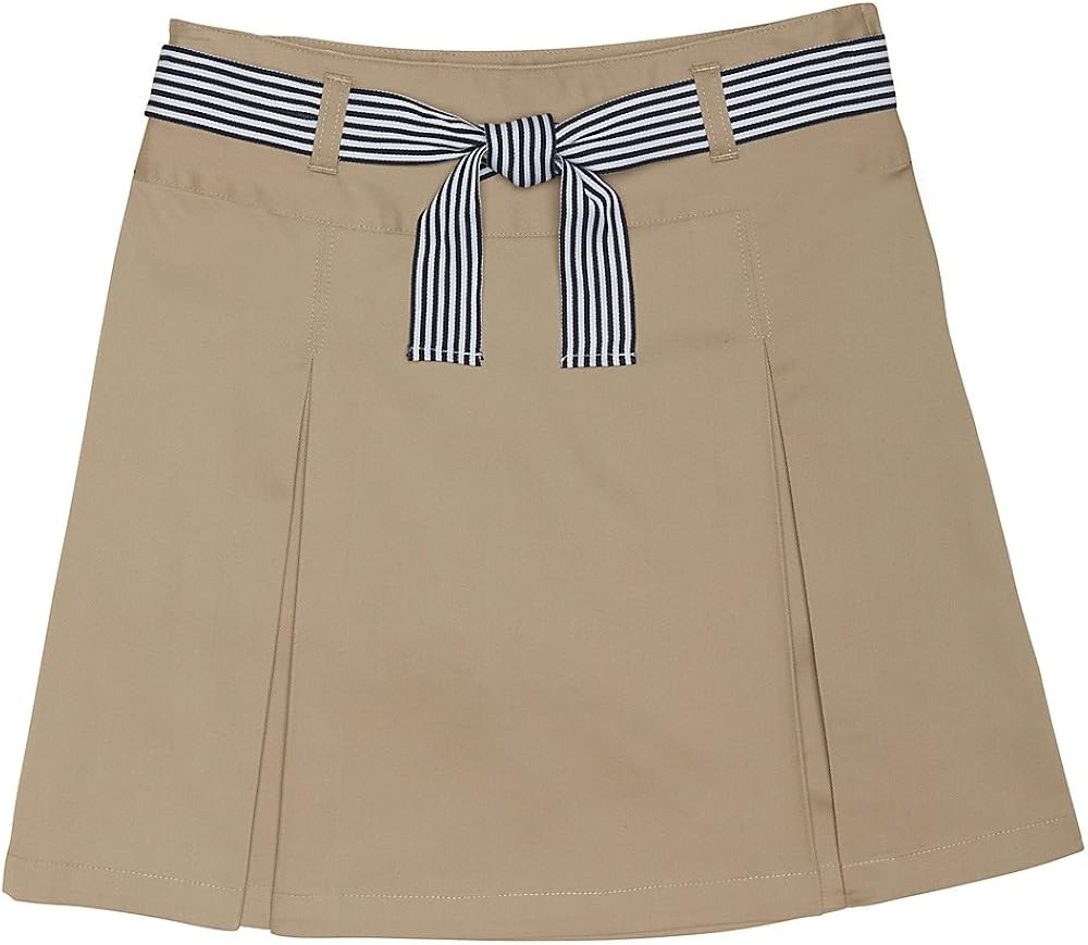 French Toast Girls' Big Belted 2-Pleat Scooter