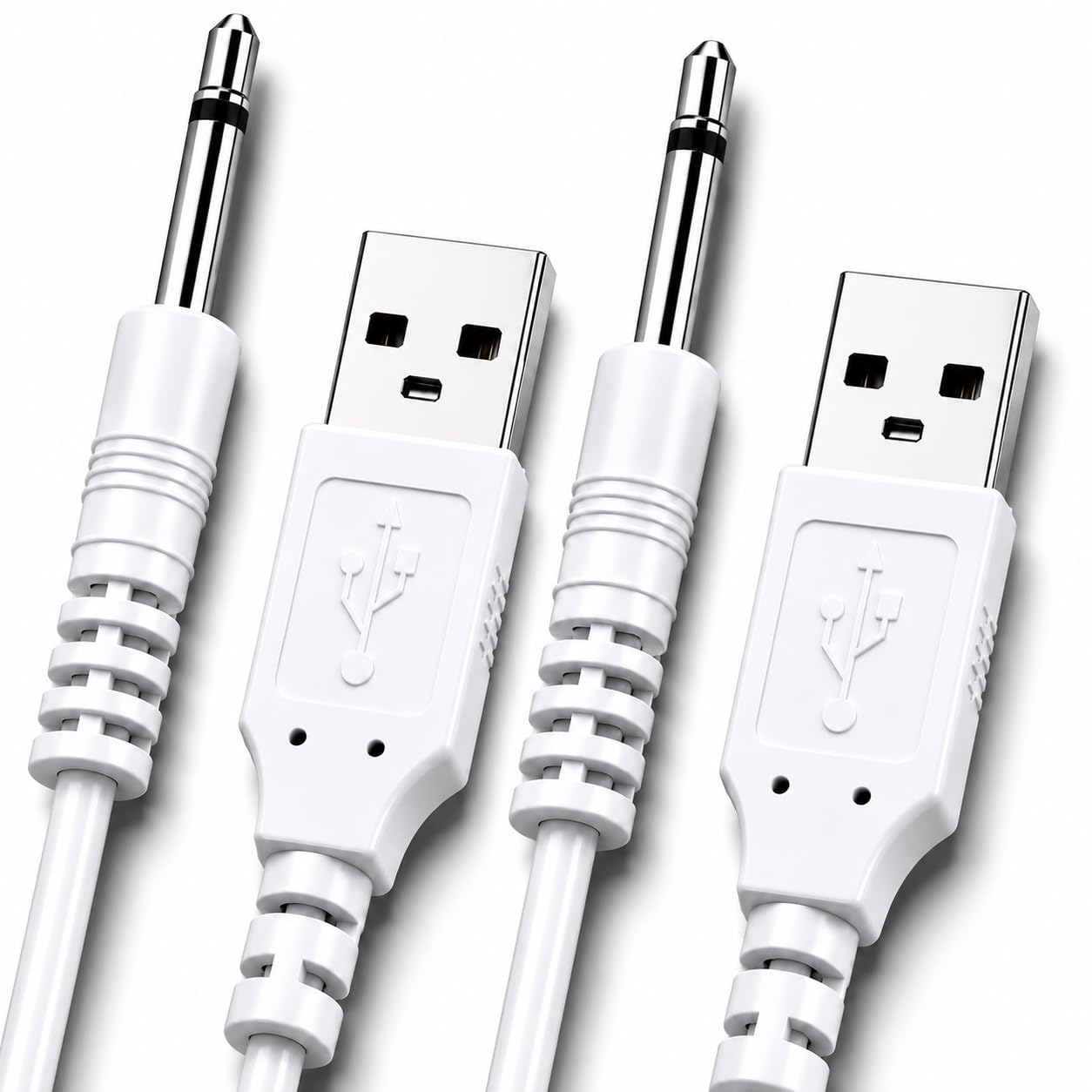 Massager Charger Fast Charging USB Cable 2-Pack