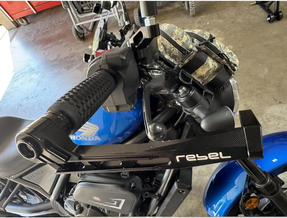 Motorcycle Handguards Fit For REBEL 1100 500 300 2017-2023 2024 2025 Rebel 300 500 Handlebar Grips Guard Clutch Levers Guard 2024 REBEL 1100 Accessories 2025 REBEL 1100 AccessoriesBK