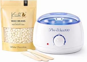 ProWax Wax Heater Machine with White Chocolate Wax Beans (500g) | Salon-Grade Heating with Temperature Control | Easy at-Home Full Body Hair Removal for Sensitive Skin