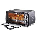 Bajaj 1000T Oven Toaster Grill (10 liter Otg) | Temperature control | Stainless Steel Body With Transparent Glass Door | Black | 2 Year Warranty | 800 Watts