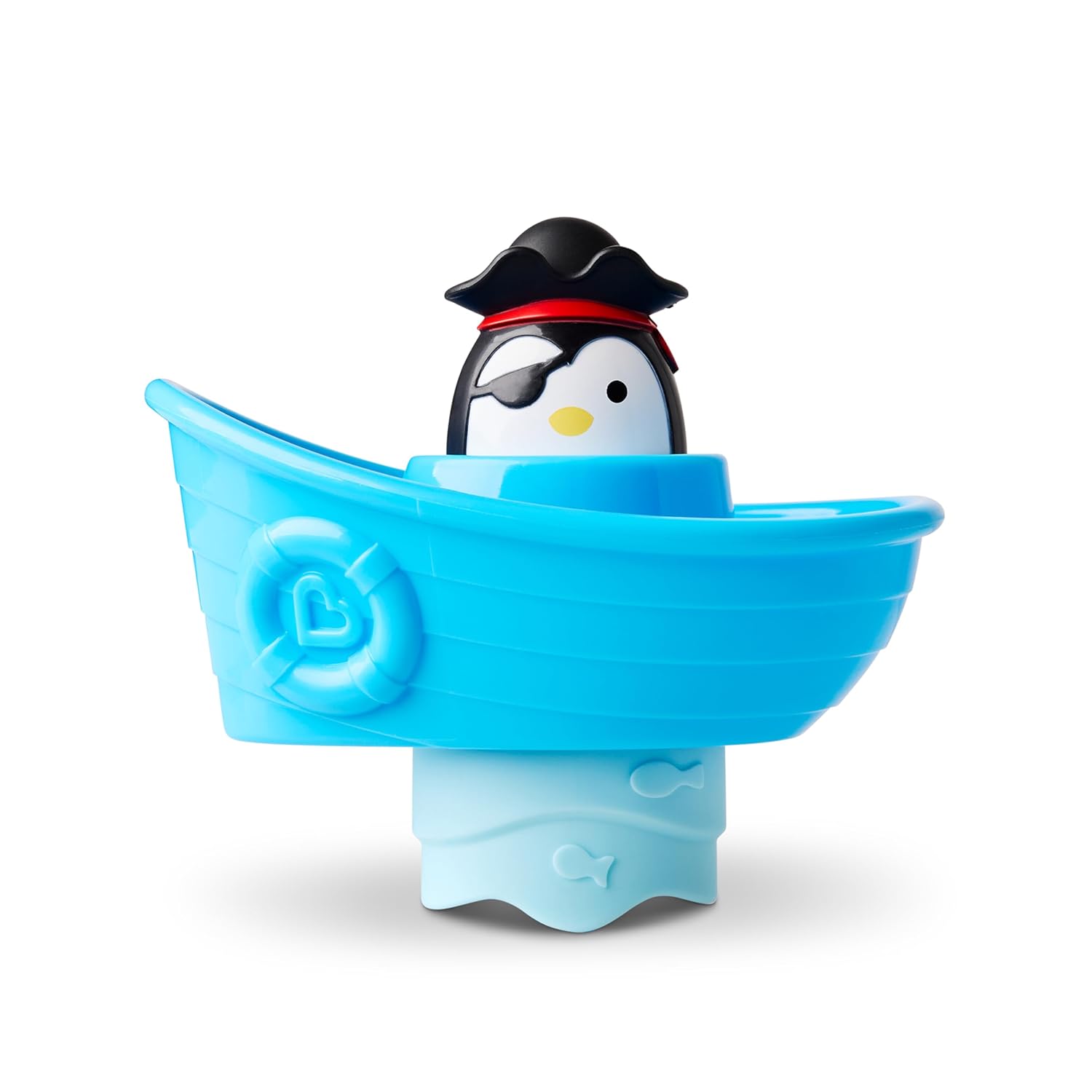 Munchkin Peek-a-Boo Penguin Bath Toy with Boat & Pop-up Character Design, Early Learning & Developmental Play for Babies & Toddlers 9+ Months