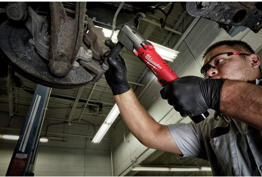 Get Popular Offer Milwaukee 2564-20 M12 FUEL Lithium-Ion 3/8 in. Cordless Right Angle Impact Wrench with Friction Ring (Tool Only)