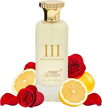 Amazing Creation Floral & Fruity Collection III Eau de Parfum for Unisex, 3.4 fl oz / 100ml