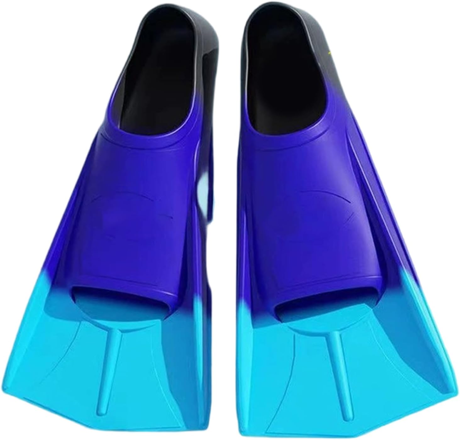 Light Weight Swim Training Fins Silicone Swimming Travel Size Flippers Short Snorkeling for Lap Swimming Pool Water Equipment