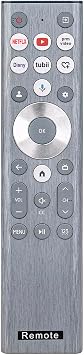 ERF6A80 Replace Voice Remote Control Fits for Hisense ERF6A80 Remote for U9N 98UX Series ULED 4K LED TV Class A7 U8 Series TV 65-Inch Class U8 Series Mini-LED Smart TV 65U8N 2024 Model