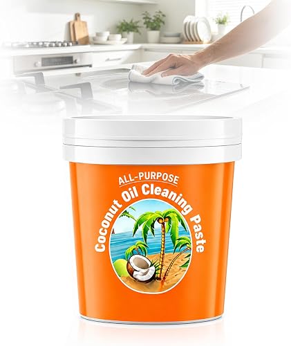 Multi-Purpose Coconut Oil Cleaning & Polishing Paste for Kitchen & Home, 260g Al