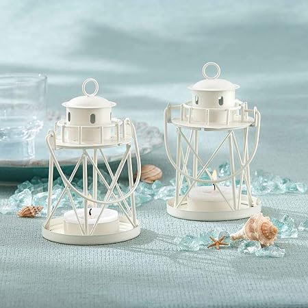 Amazon.com: By the Sea Lighthouse Tea Light Holder : Home & Kitchen