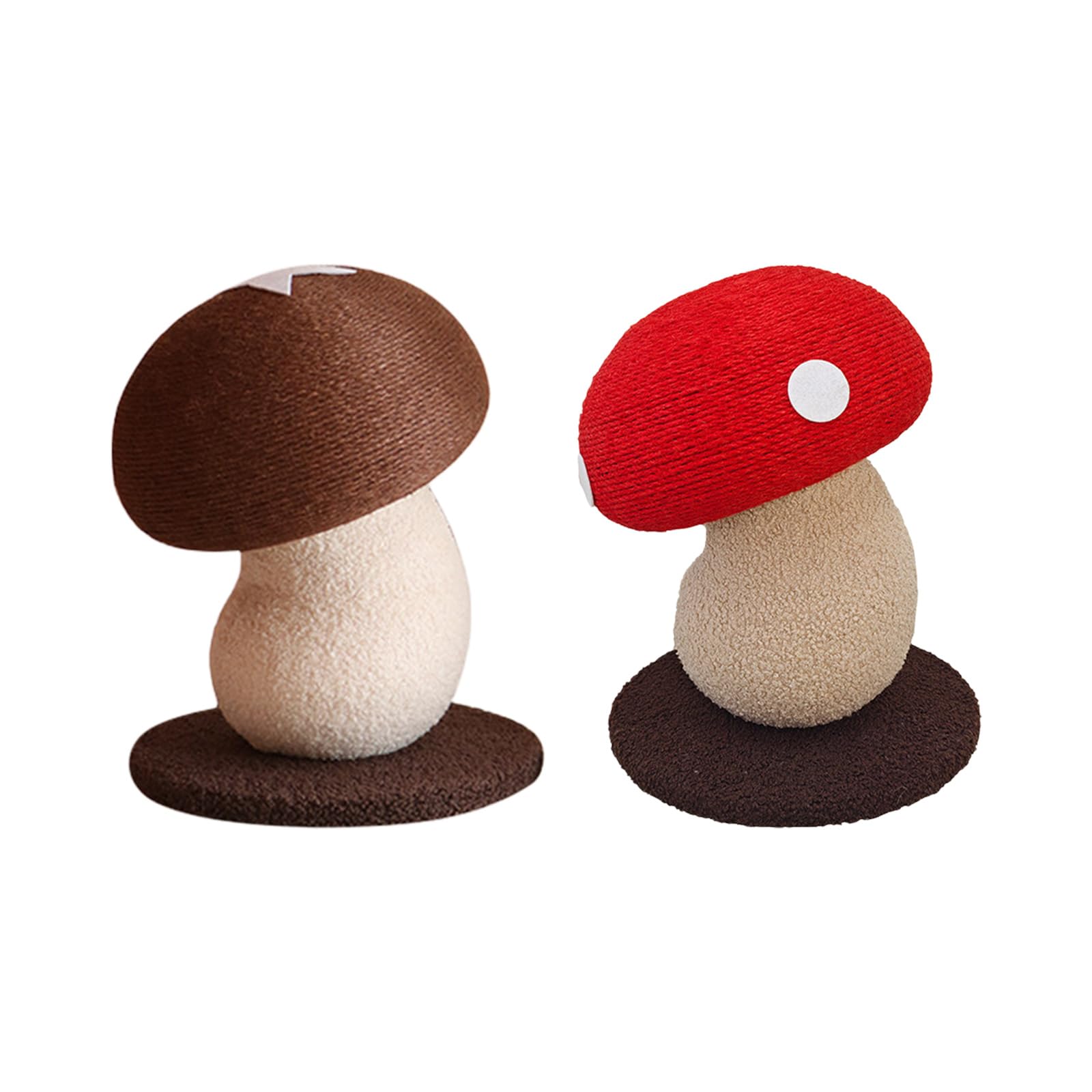 Jouet interactif pour chats en forme de champignon B