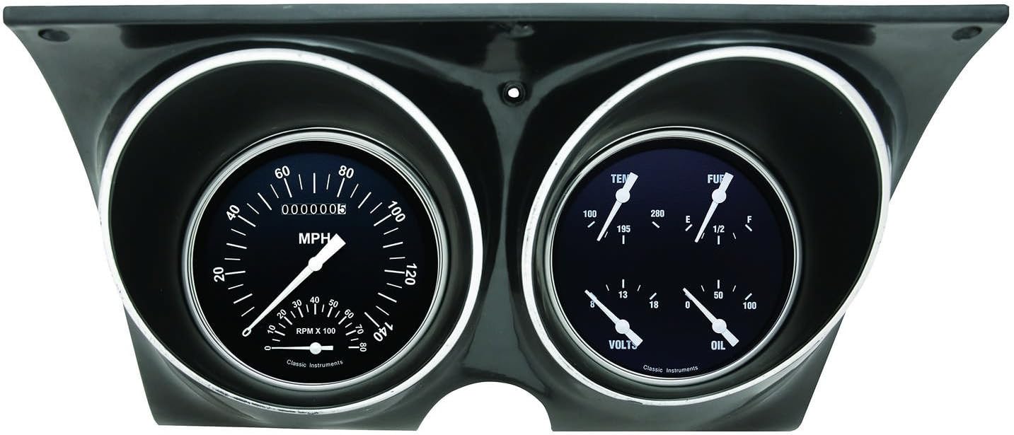 Classic Instruments CAM67HR Hot Rod Direct Fit Gauge Set Compatible with 1967 Camaro