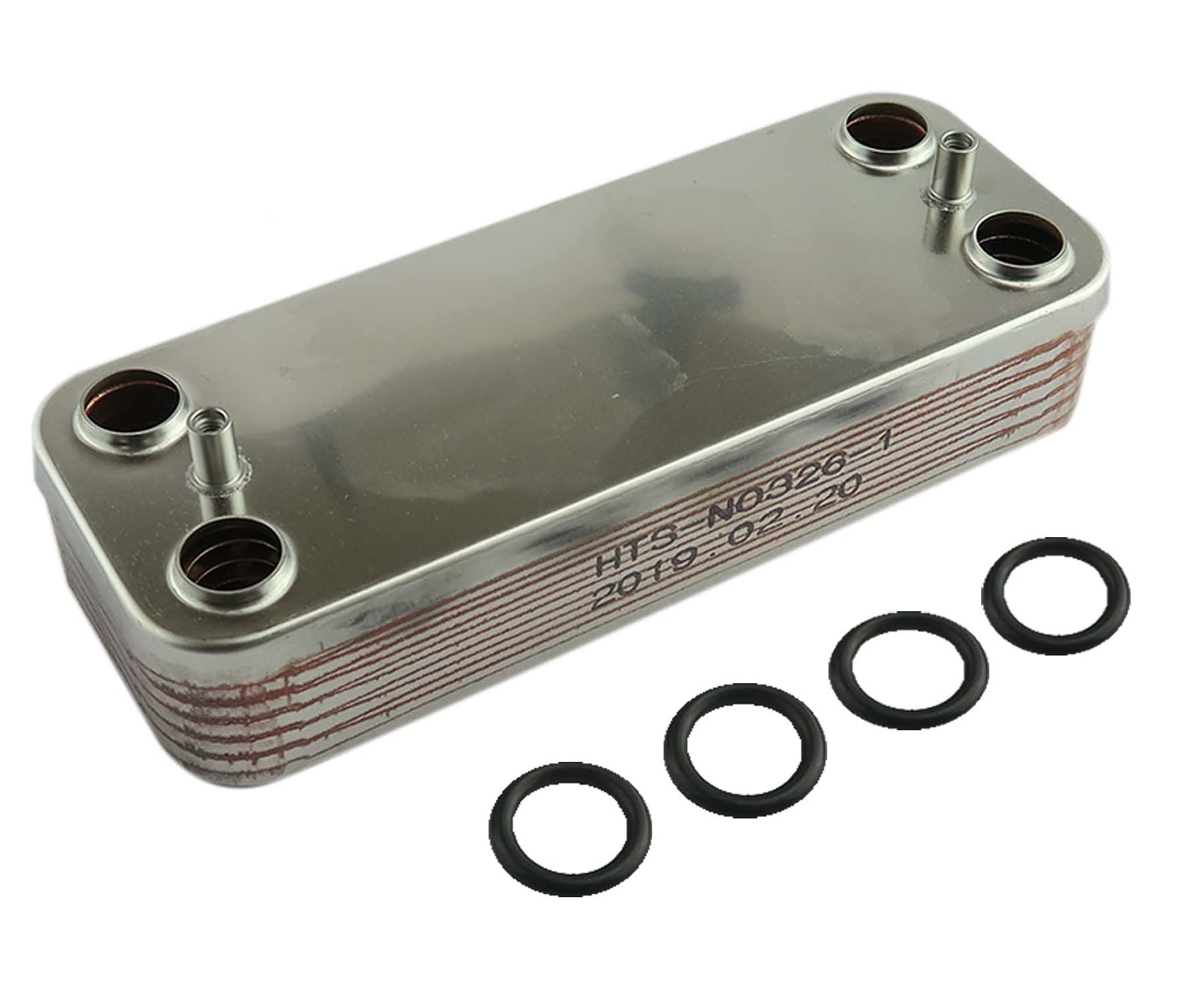 HTS Boiler Heat Exchanger Compatible with VOKERA Linea & PROCOMBI & Compact & Sabre & EXCELL & Maxin & SYNTESI Domestic HOT Water Plate Heat Exchanger with Seals 8036