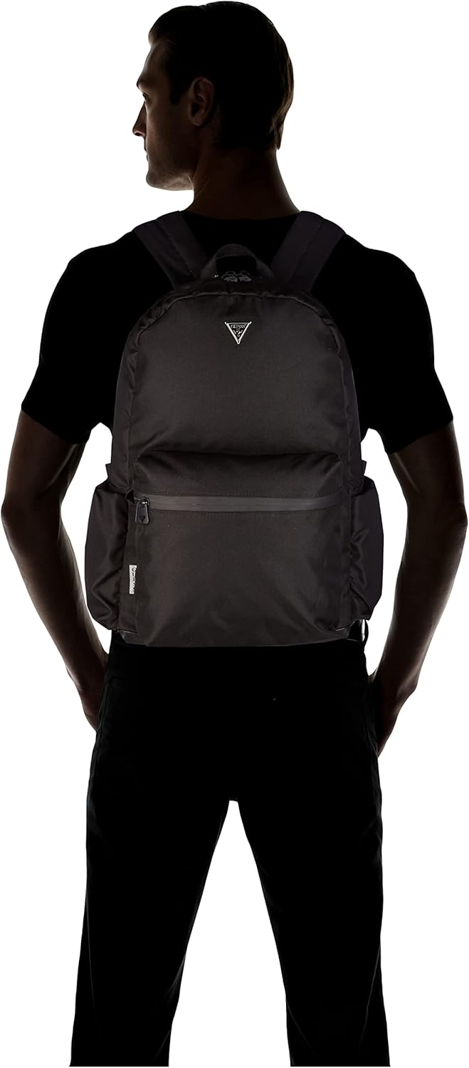 Guess VICE BACKPACK, Black, One Size, Classic