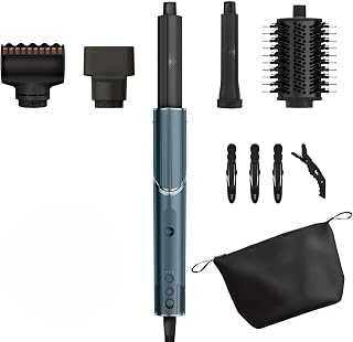 Shark, Modelador de Cabelo, FlexStyle, Teal, Edição Limitada, Seca e Modela, Ajuste de Temperatura Automático, 5 Acessórios, Acompanha Nécessaire e Presilhas, 220 v