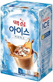 100T Korea Iced Coffee Mix Maxim That Is Easy To Instant Drink With Cold Water