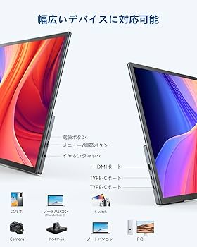 Amazon.co.jp: EVICIV モバイルモニター 21.5インチ 1080P モバイル