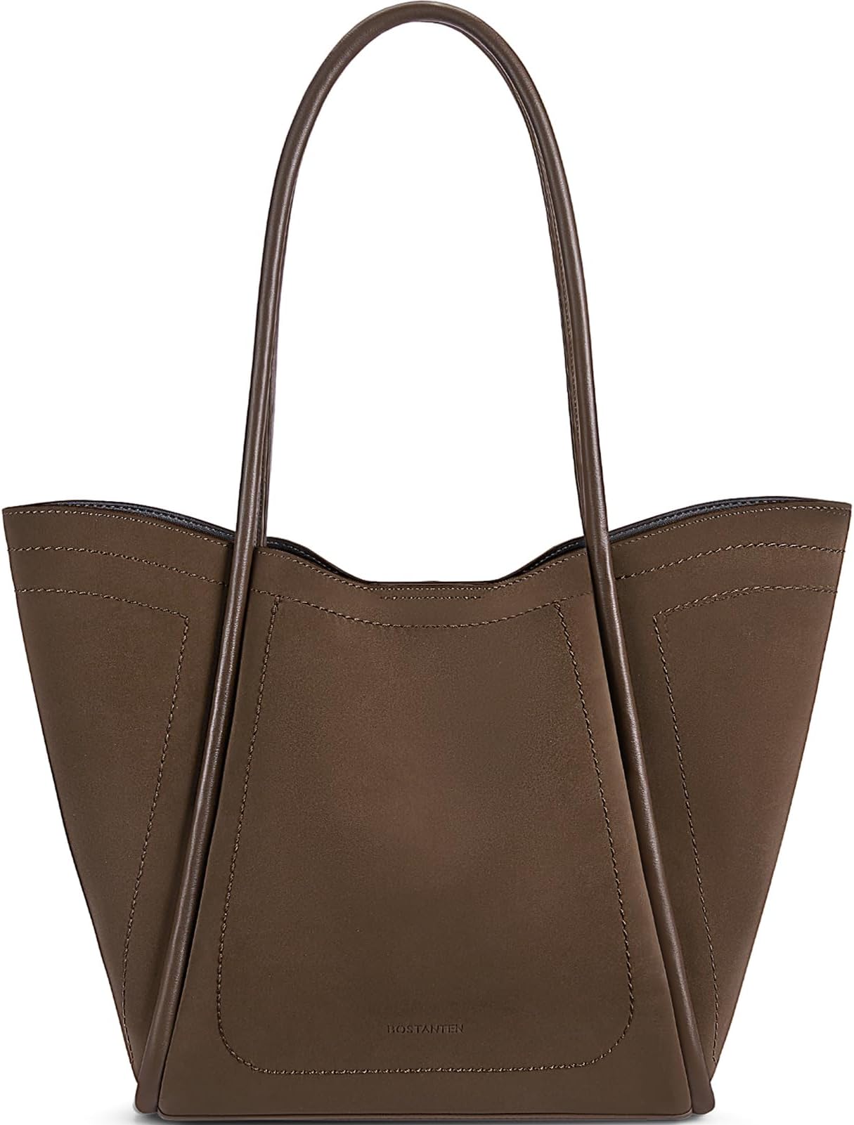 BOSTANTEN Tote Purses for Women Vegan Leather Shoulder Bag Ladies Handbag for Travel