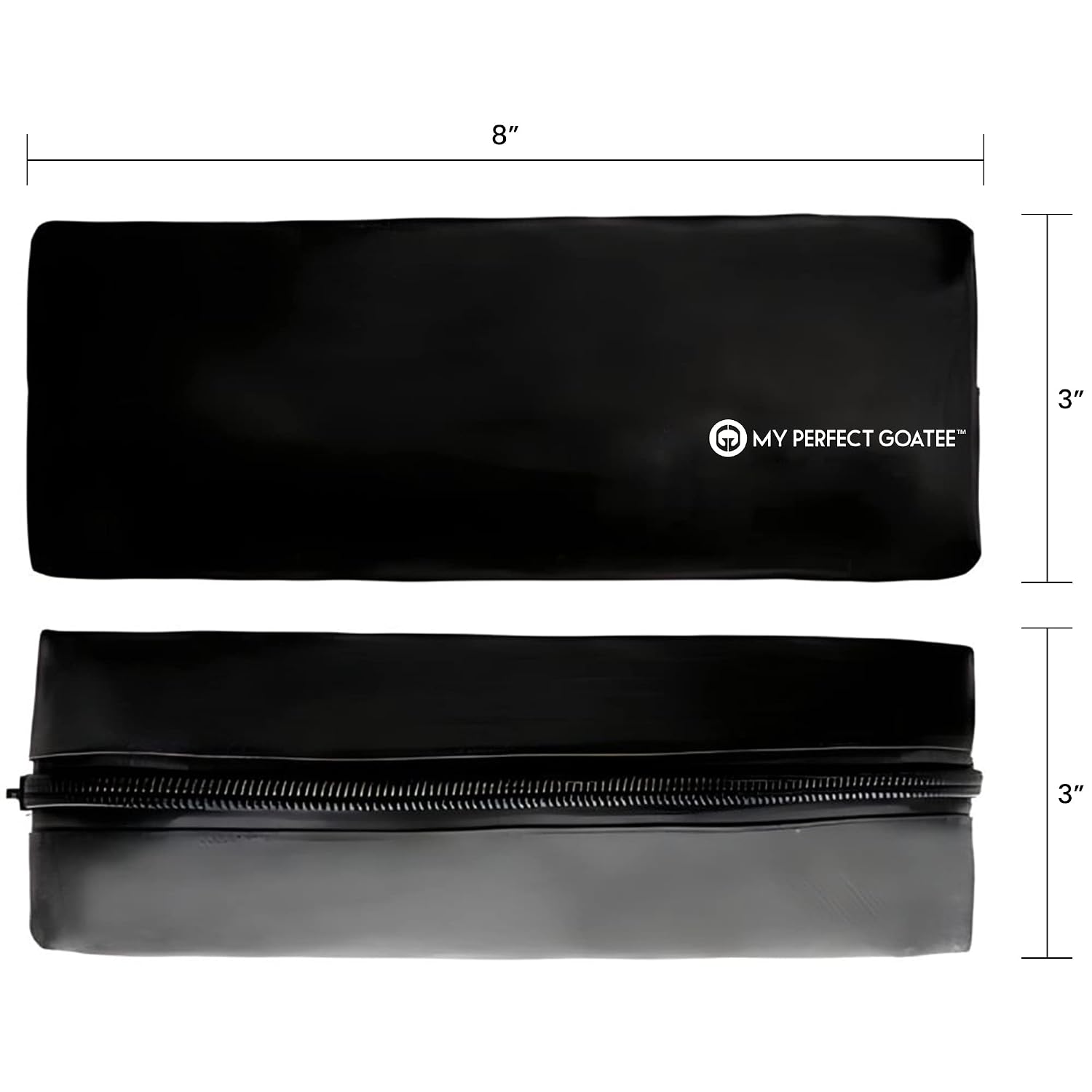My Perfect Goatee Men's Goatee Shaping Template - Adjustable for Perfect Goatee and Circle Beard - Reduces Shaving Time, Includes Carry Bag