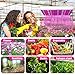 LED Grow Light Full Spectrum Panel Indoor Plants Growing Lights Plant Lamp for Seeding Vegetable Flower (45W, Silver)