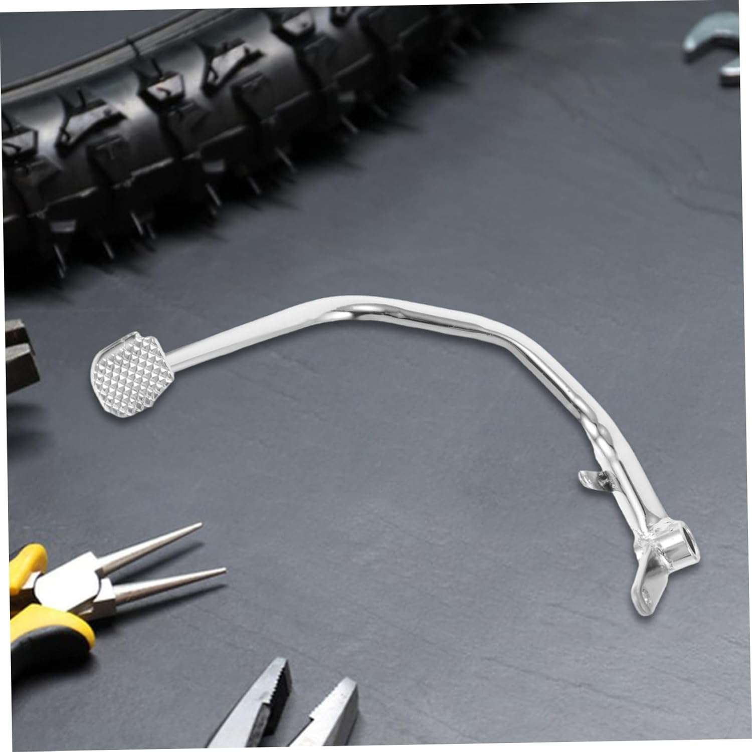 Motorcycle Rear Brake Pedal Lever Universal Foot Brake for Dirt Bikes ATV and Scooters Precision Machined for Stability