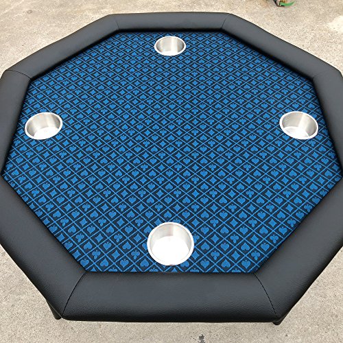 Yuanhe108X60Inch Section Of Two-Tone Suited Poker Table Speed Cloth (Blue) #TOP4