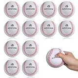 ADIZHAM Foam Baseballs - 12 Pack of 9 inch Soft Practice Tballs for Youth Beginners - Safe for Throwing, Catching, and Batting Practice