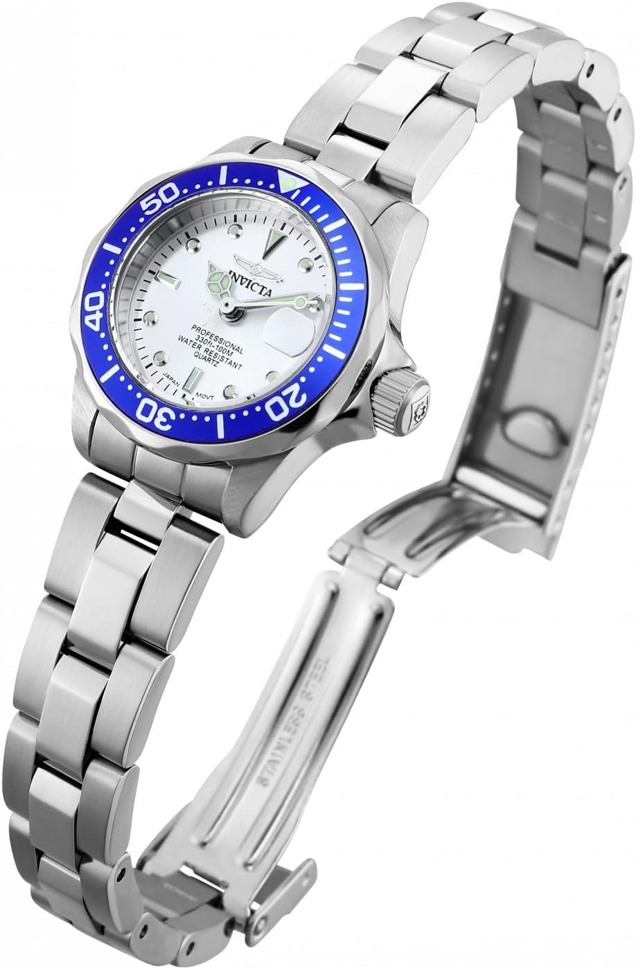 Invicta Women's 14125 Pro Diver Silver Dial Stainless Steel Watch