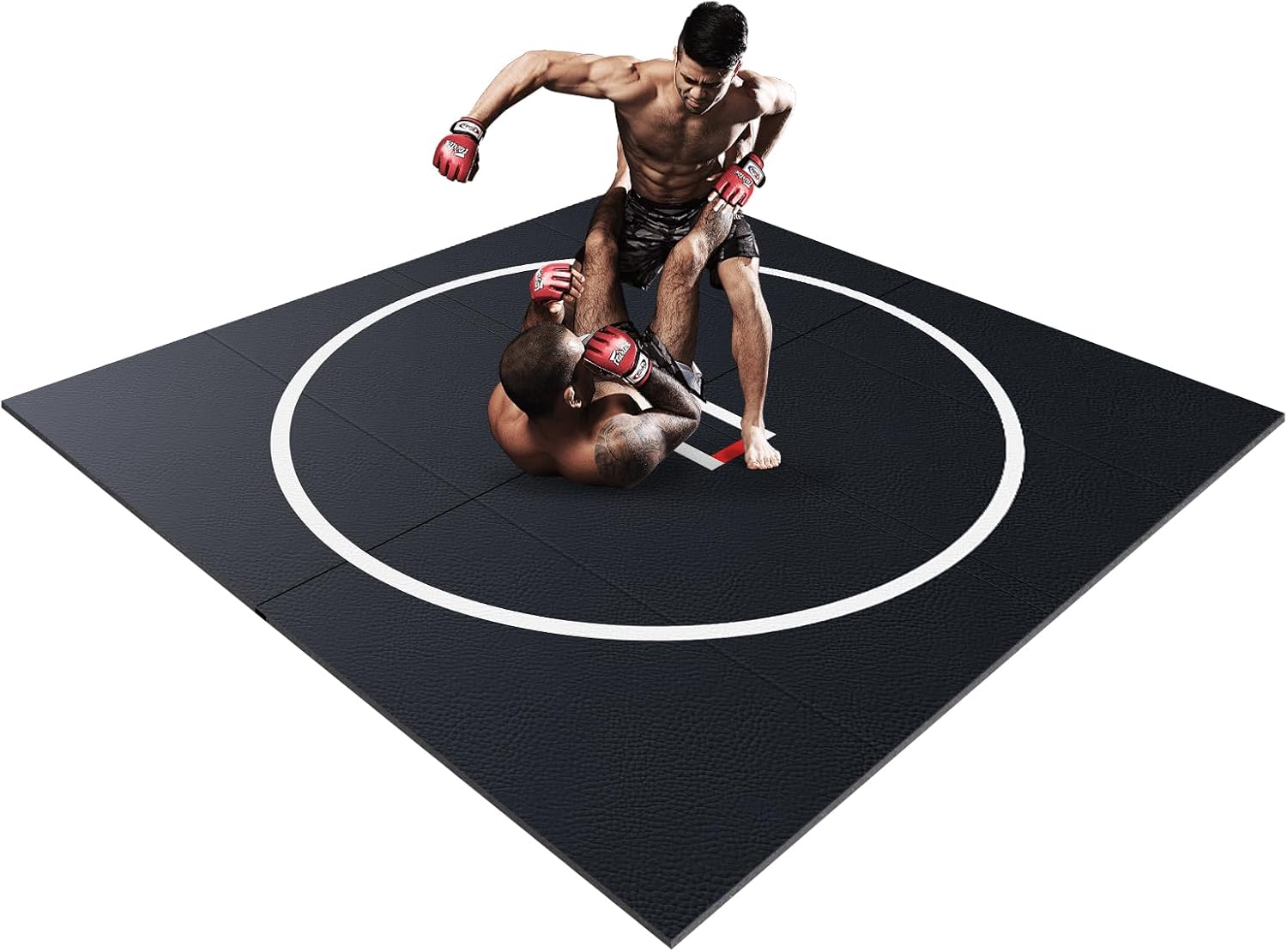 Generic 10x10ft Portable MMA/BJJ/Judo/Gymnastics Training Mat Jiu Jitsu Wrestling Mats for Grappling Martial Art Boxing