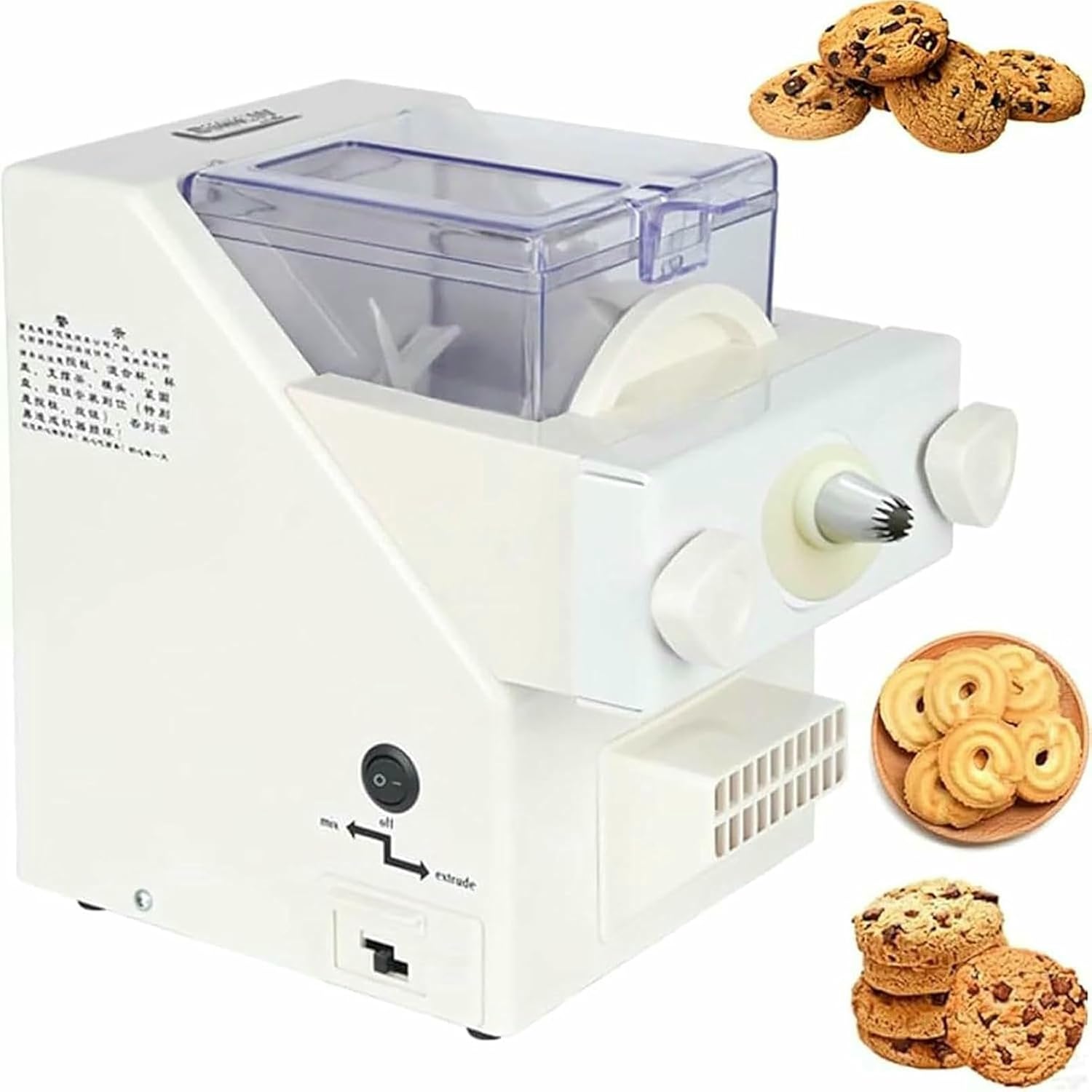 Automatic Cookies Making Machine, Electric Bake Maker Making Cookies,Cookie Press Gun Kit,for Dessert Shop~/
