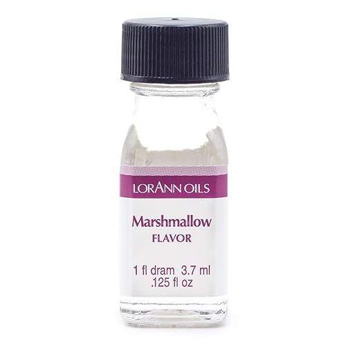 LorAnn Marshmallow SS Flavor, 1 botella de dram (0.0125 fl oz - 0.1 fl oz - 1 cucharadita)