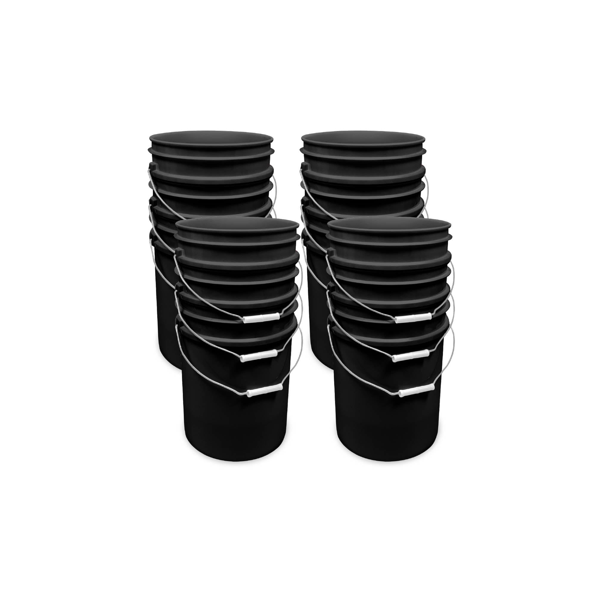 ePackageSupply 5 Gallon Bucket - Food Grade Bucket Lid Not Included, Black