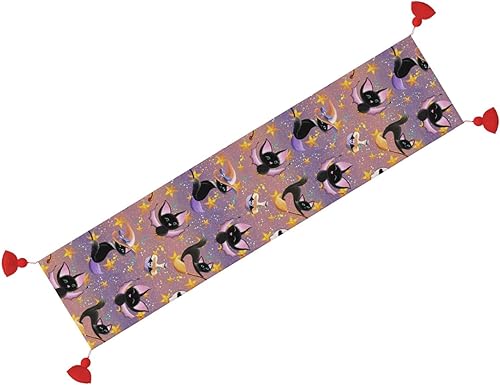 Vista 16 de Christmas Table Runner 60 Inches Long Fall Table Runner for Dining Table Christmas Decorations Coffe Table Runner with Tassels Kitchen & Table