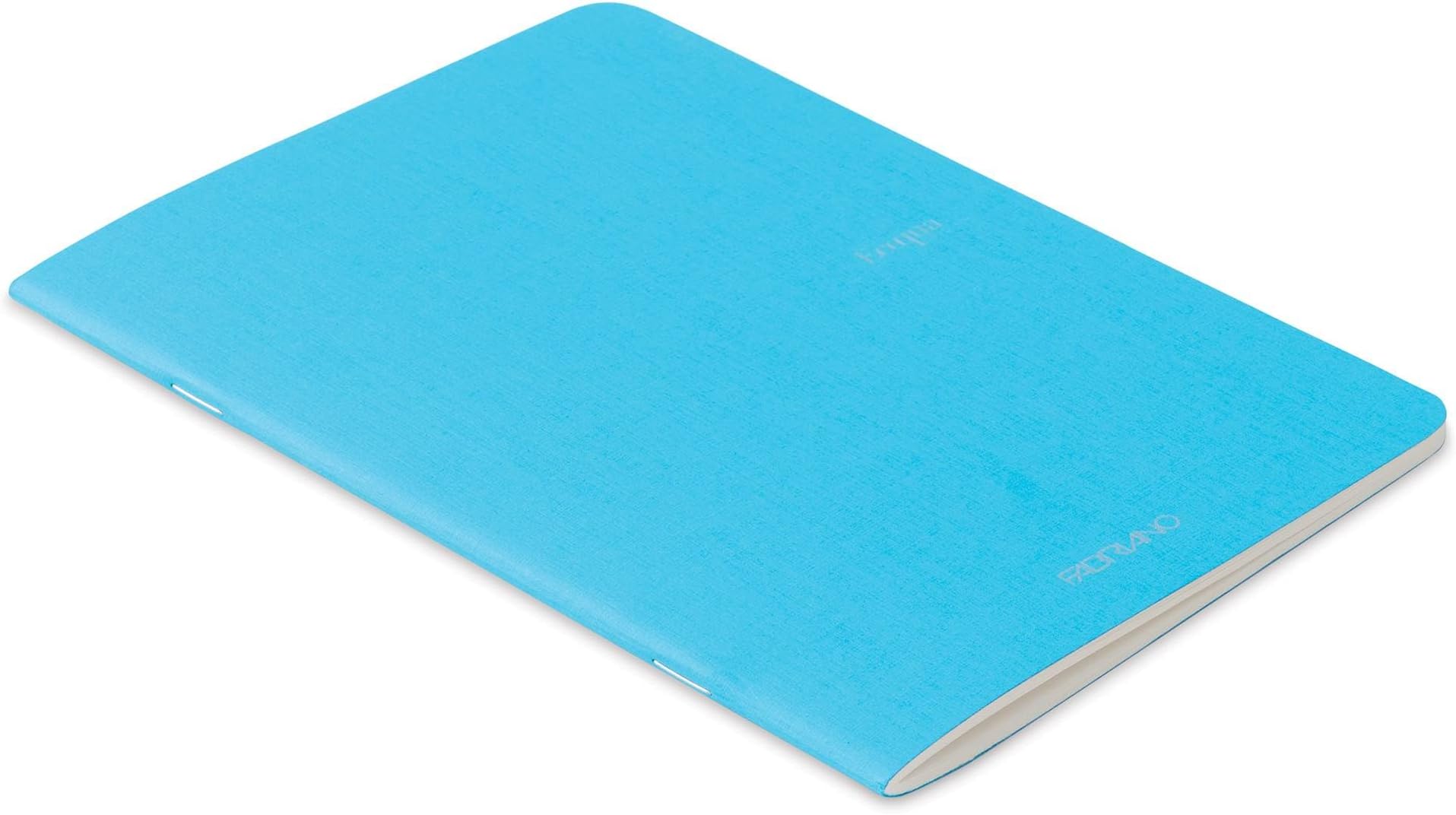 EcoQua Notebook, 5.83" x 8.27", A5, Blank, 40 Sheets, Turquoise