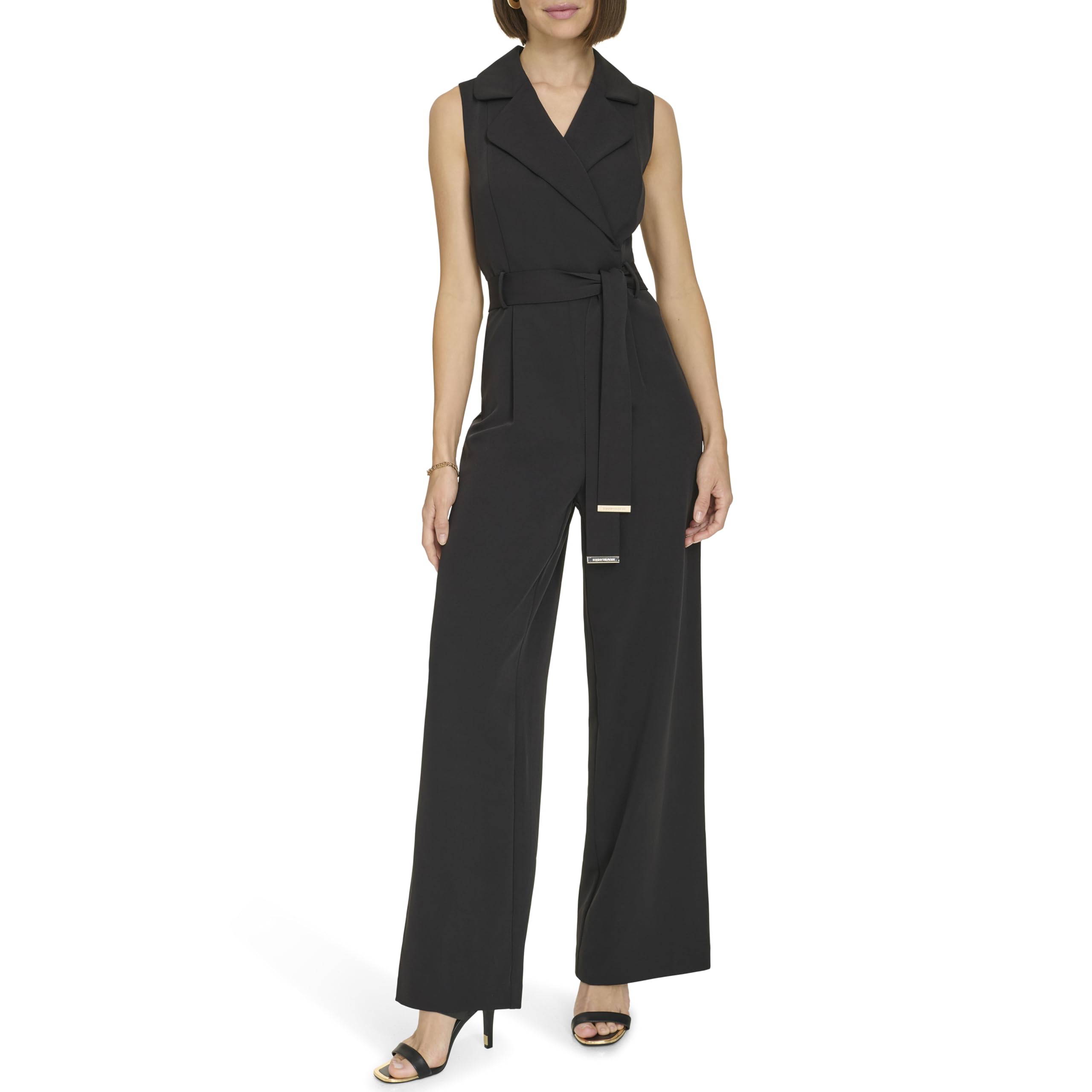 

                                                    Tommy Hilfiger Women's Dresses Jumpsuit, Black, 16
