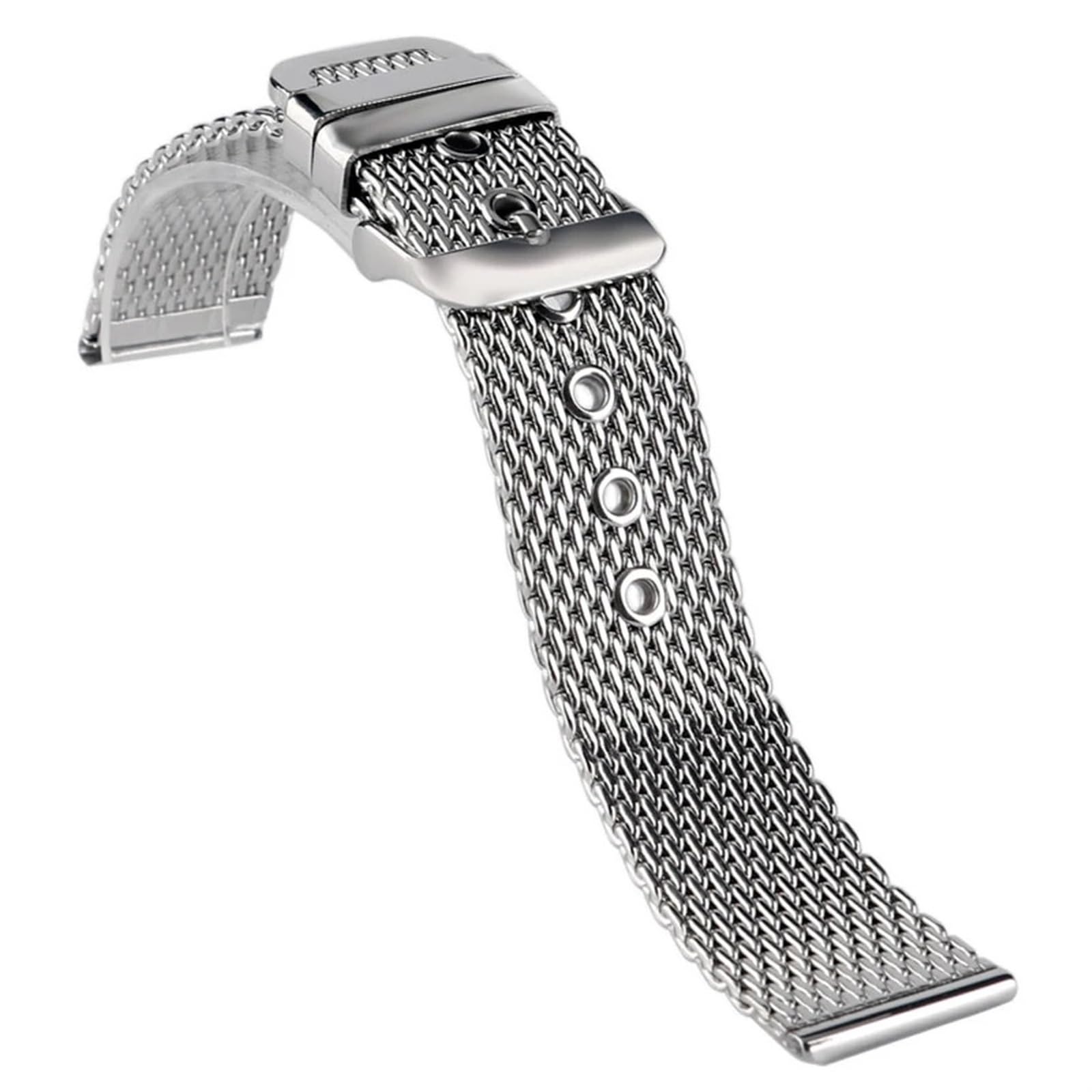 Correa de Reloj de Acero Inoxidable, Correa de 20/22/24mm, Hebilla de Repuesto, Pulsera de muñeca, Reloj de Malla