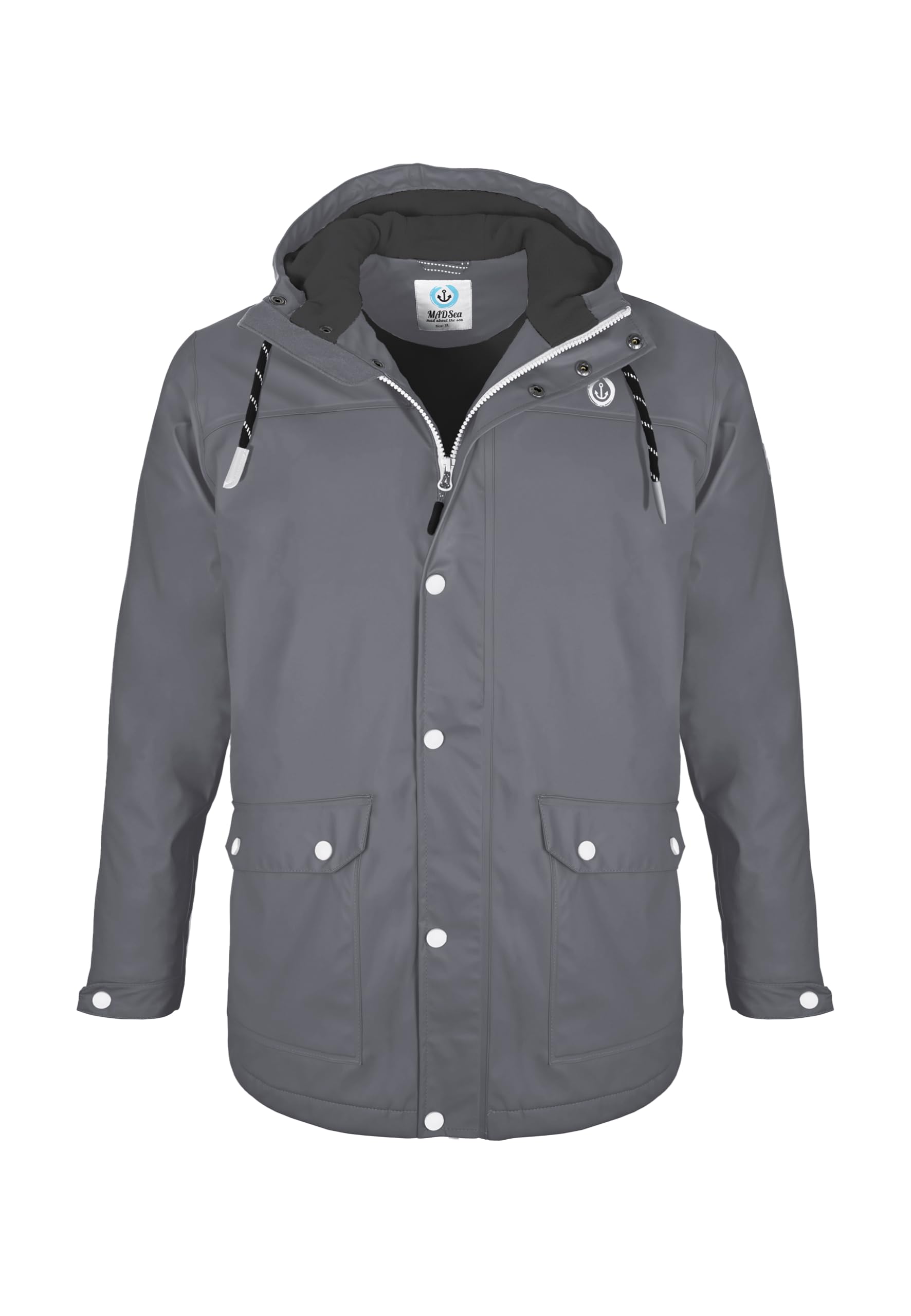 MADSea Herren Regenjacke Friesennerz warm mit Fleece gefüttert
