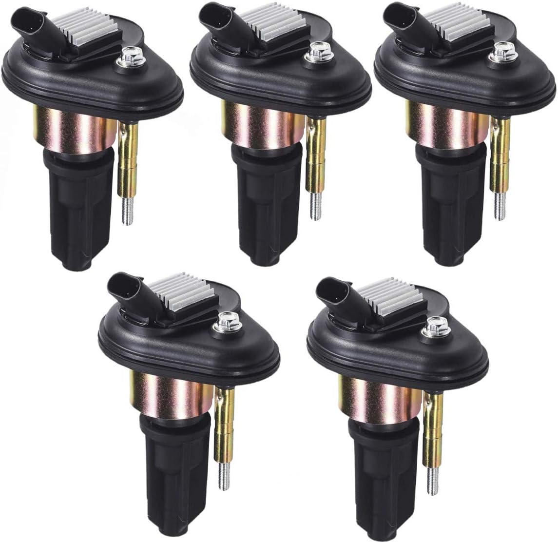 YHTAUTO Set of 5 Ignition Coils Pack for Chevrolet Colorado Trailblazer
