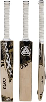 Maxx Cricket Set 13pcs Leg Pads Bating Gloves 2 Kit Bag styles left or right handed quality Bat 2.9-2.16LB Free Cone & Mallet, Arm Pad
