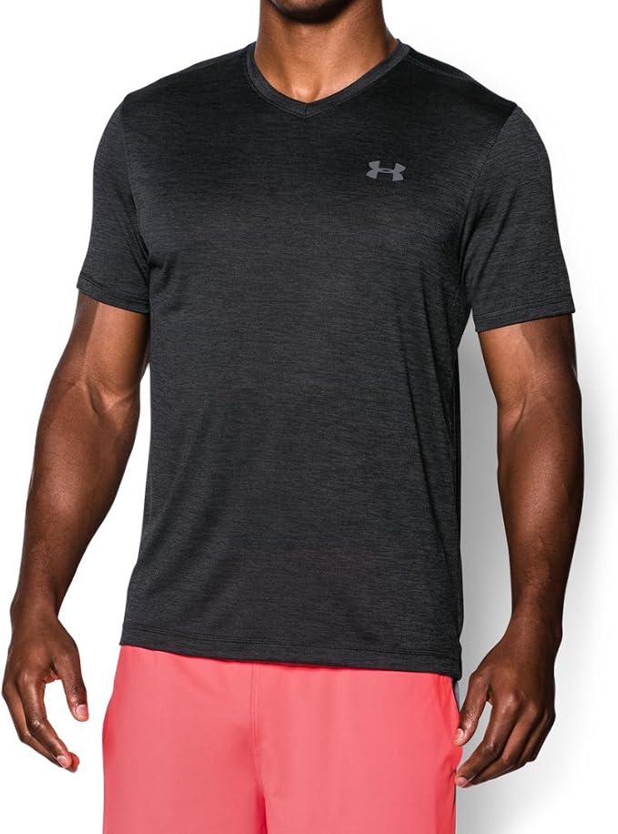 Under Armour Men's Tech V-Neck T-Shirt , Royal (402)/Steel , Small : Amazon.ae: Fashion